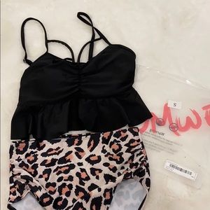 NWT Romwe High Waisted Bikini